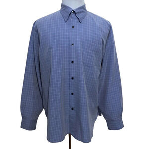 Dockers Gingham Button Down Shirt Men XL